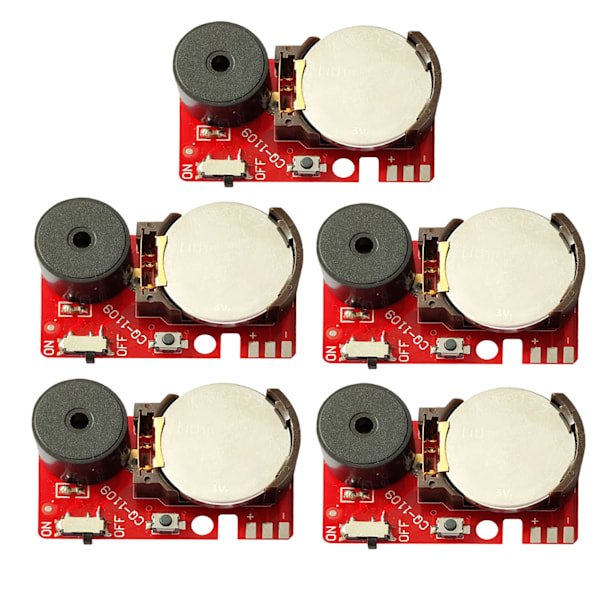 Prank Støy Maker Morsom Praktisk Spøk Gag Leker Klebrig Små Prank Ting Gag Gaver for Voksne Rød 5pcs Red