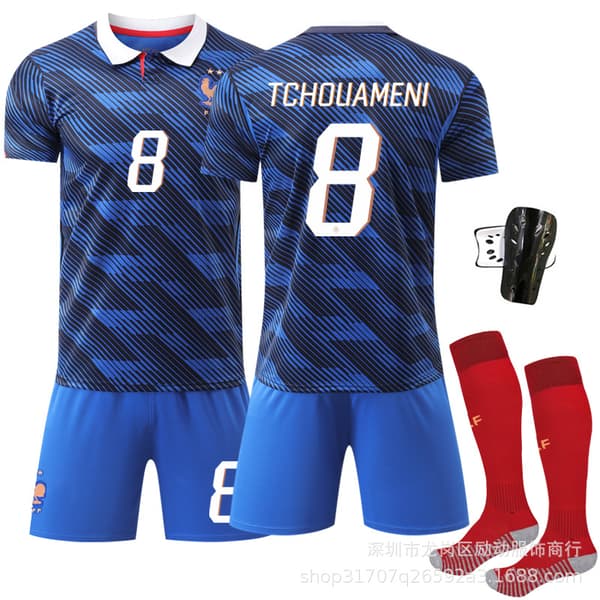 VM-udebane trøje 2026 – Fodboldtrøjer til voksne og børn Size 7 with socks + protective gear #20