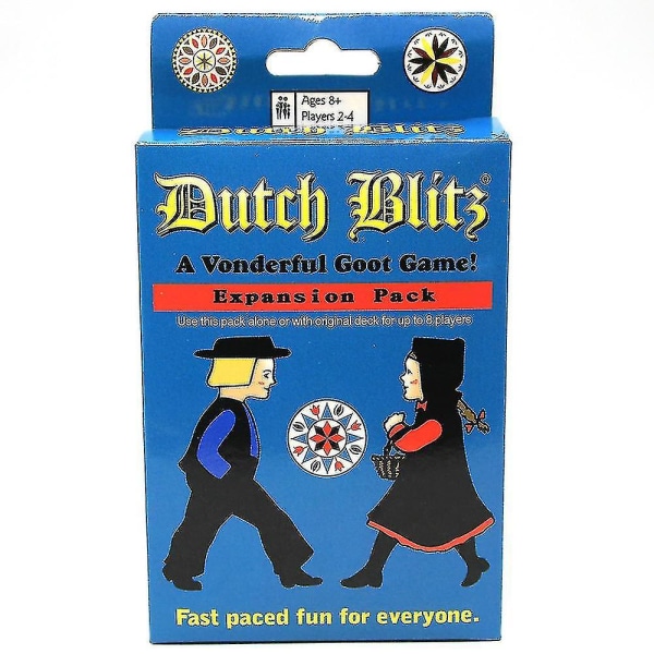 Dutch Blitz Dutch Blitz Basic Plus Expanded Family Partyspelkort Partyspelkortspel Blue Extended Version