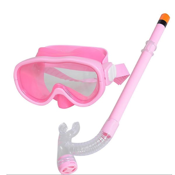 Mode børn svømmebriller med snorkel Undervandssport Drenge Piger Børn Dykkerglas (pink)