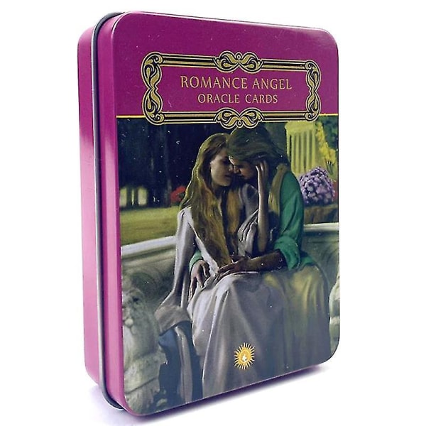 Iron Box Romance Angels Oracle Card Tarot Party Brädspel Spådom W/manual