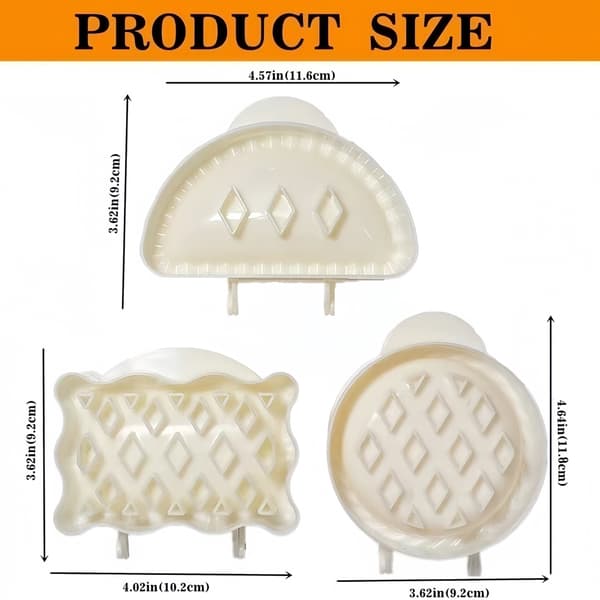 Mini Pajformar & Degpressare för Bakning, Handpajformar Fest Knytkalas Köksredskap Hemmabakningsverktyg Rectangular