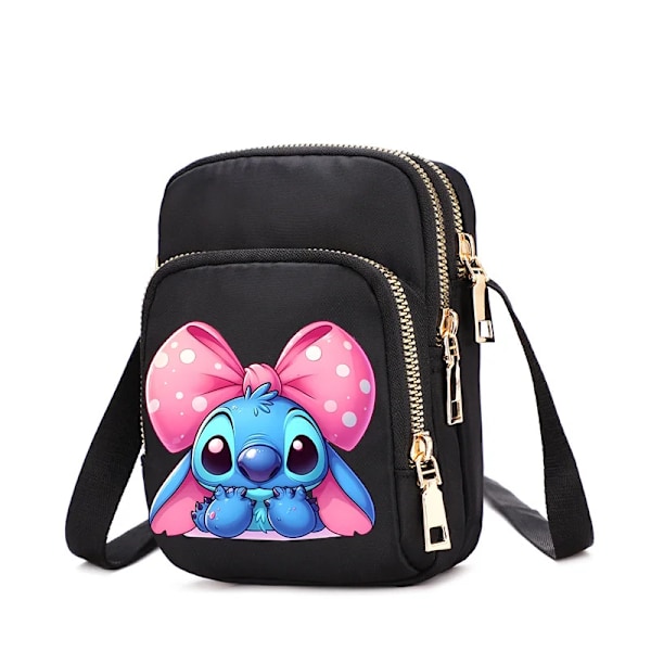 Disney Lilo & Stitch Kvinder Tasker Mobiltelefon Håndtaske Kryds Krone Skulderrem Håndtaske Til Kvinder Tasker Teenagere Underarm Taske DGG3766