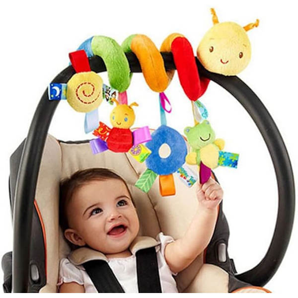 1 st spiral baby leksak barnvagnstillbehör för spjälsängar och barnvagnar plyschleksaker födelsedagspresenter