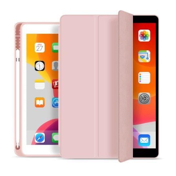 Tech-Protect iPad 10.2 2019/2020/2021 Case With Pen Holder Pink