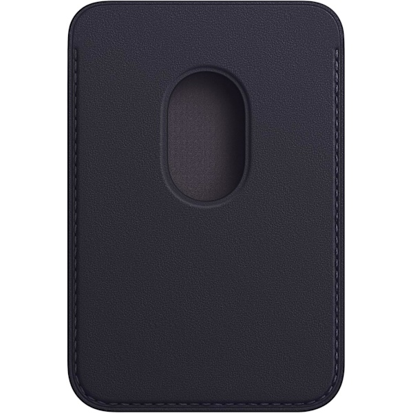 Apple Leather Card Case med MagSafe for iPhone - Lilla blekk