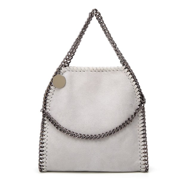 Dame Crossbody Tasker Mode Skuldertaske Kædetaske Mode Bærbar Kæde Vævede Håndtasker Blå blue