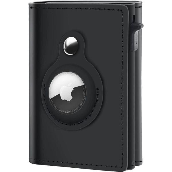 AirTag lompakko aitoa nahkaa Air Tag-lompakko Rfid-teknologian luottokorttikotelo minimalistisella miehille tarkoitetulla lompakolla Applen AirTag