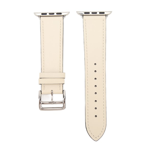Smart Watch Watch Watch Band Lær Smart Watch Accessories for IOS Watch Series SE 8 7 6 5 4 3 2 1 42mm 44mm 45mm Beige