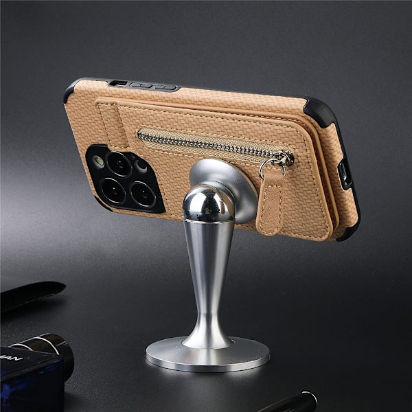 Læder kortholder magnetisk pung telefoncover iPhone 14 /14 Pro/14 Pro Max, iPhone 13 /13 Pro/13 Pro Max, iPhone, 12 /12 Pro/12Pro Max Sort