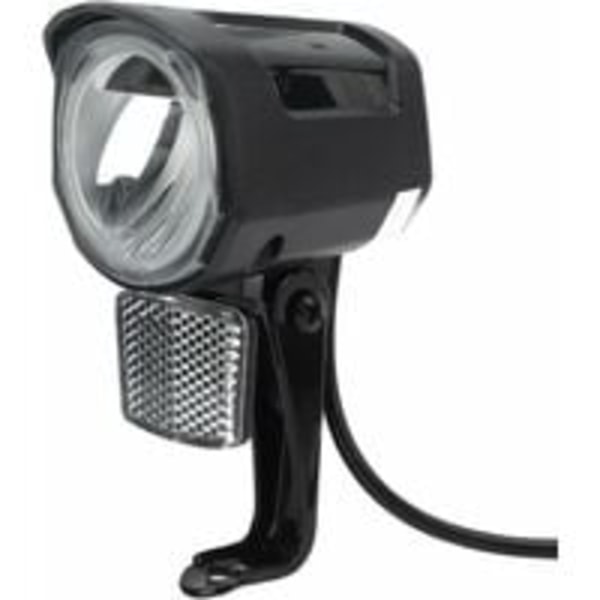 Elektrisk sykkel frontlys, front sykkellys, DC12V til 72V LED-lys SM-kontakt 2-polet ABS slitesterk Ebike-frontlys for elektrisk sykkel