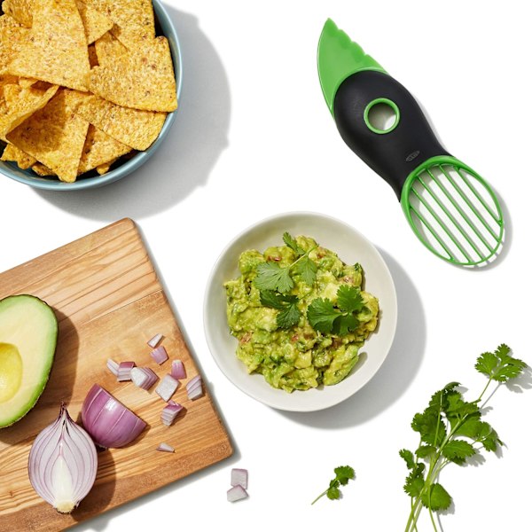 3-i-1 Avocado Skærer - Grøn