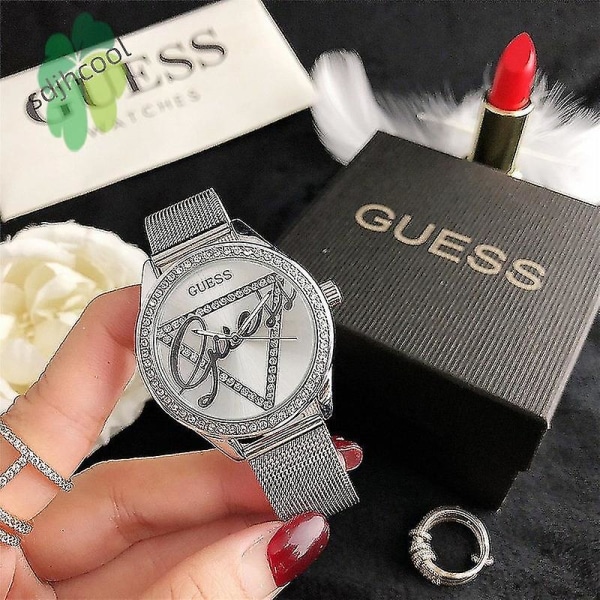 36 mm diamant quartz ur til kvinder
