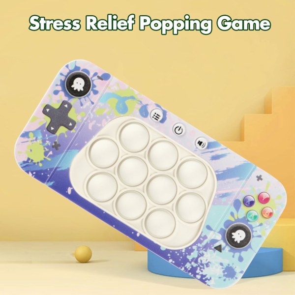 Popspel Ljusupplyst Fidget Leksak, Snabb Tryckspel Konsol, Tryck på Poppet Sensorisk Push Pop Leksak, Konsol, Upp Popping Spel för Barn Vuxna (Kamouflage) Camouflage