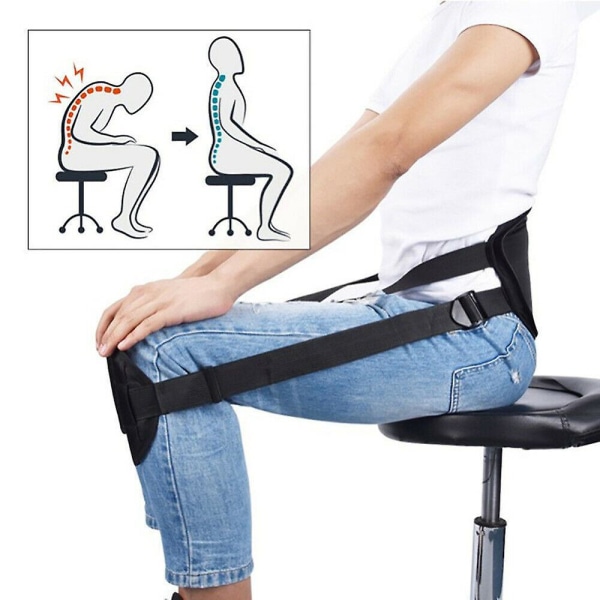 Säädettävä X-tyypin jalkakorjausvyö Ergonominen istuma-asennon korjaushihna