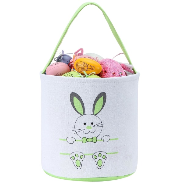 Easter Bunny Basket Egg Bags for Kids, Personalized Candy Egg Basket Rabbit FluffyBags for påske