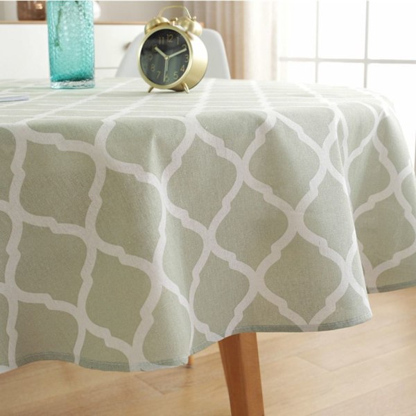 Rund bordsduk linne bordsduk 90CMA A 90CM A 90CMA