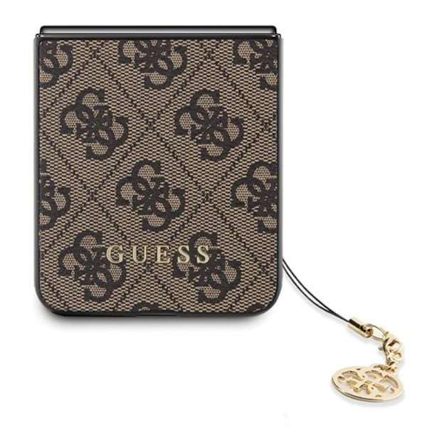 Guess Galaxy Z Flip 5 Mobilfodral Charms Collection - Brun 50