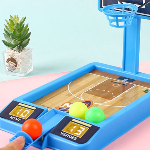 Basketskjutspel, Mini Desktop Barrage, pedagogiska leksaker för barn, Desktop Basketball Stand Leksaker, Mini Basket och Basketball Stand