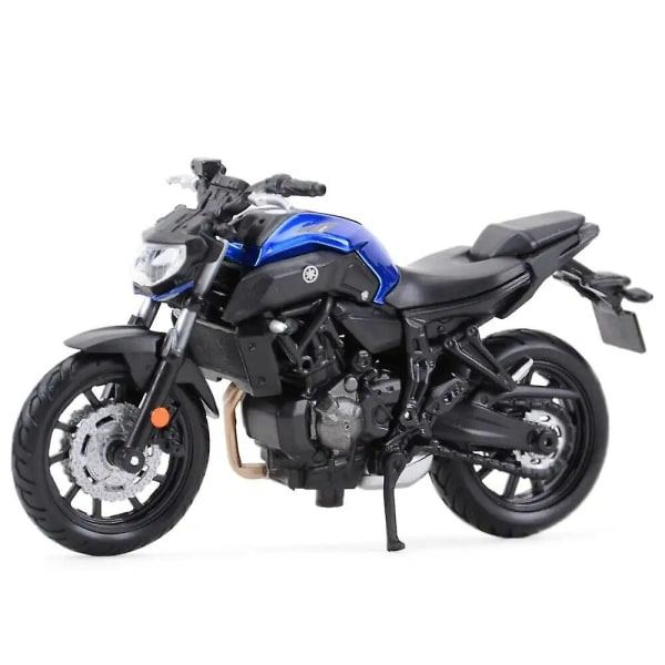 Maisto 1:18 2018 Yamaha Mt07 Statisk Støpt Modellkjøretøy Samleobjekt Hobby Motorsykkel Modell Leker