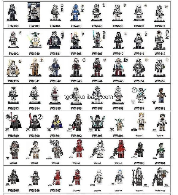 501. legion Clone Trooper Army Set Mini Kaptein Rex Jesse Og Echo Star Kaptein Rex 501. Clone Trooper Wars Figurer Klotsar