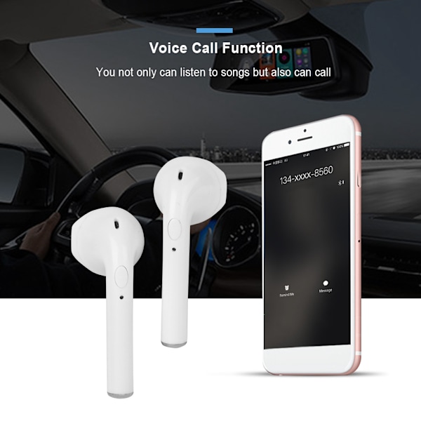 I9S TWS Langaton Bluetooth 5.0 Kuulokkeet - Valkoinen