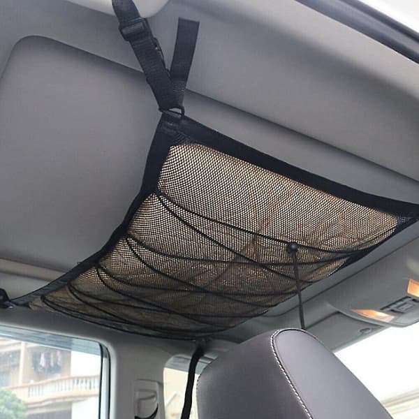 Biltak Cargo Net Mesh Oppbevaringspose Lommer For Suv Van Bobil 90x60cm