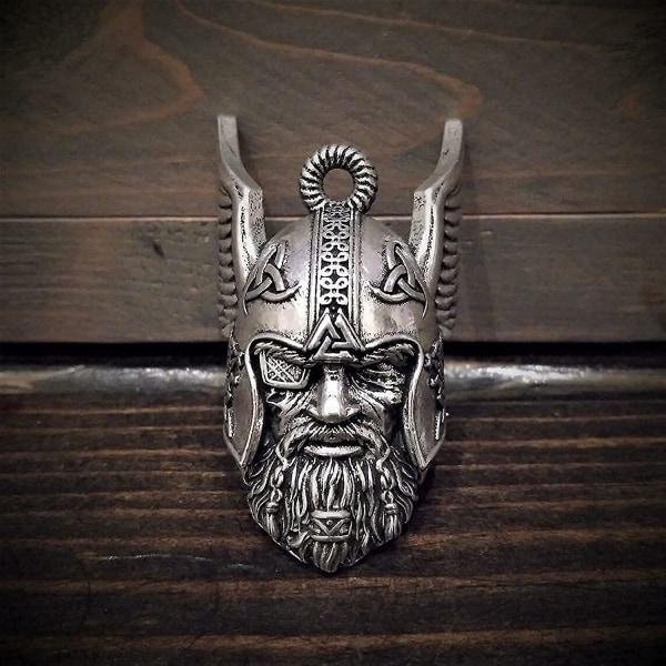 The Guardian Of The Viking God Of Odin,Good Luck Charm,Biker Gift,Rider A Bell To Dispel Bad Luck,odin Viking God Bravo Bell,gremlin Guardian Ride Bel