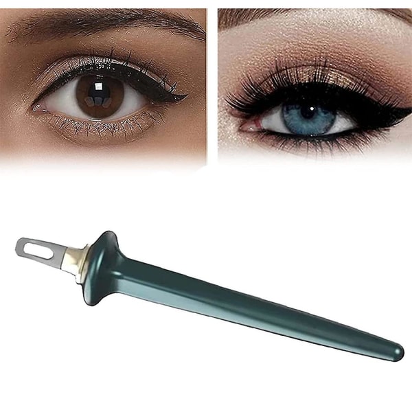 Genanvendelig let no-spring eyeliner gel Silikone eyeliner børste til rystende hænder Begynder Makeup Eyeliner Guide Tool