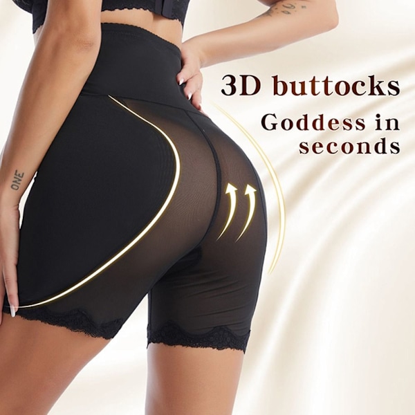 Muotouttavat shortsit Slip Shorts MUSTA L musta black L