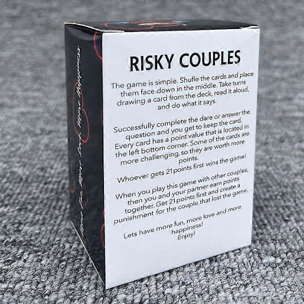 2025 Risky Couples - Ett roligt parspel för att krydda livet, kortspel för dejtkvällen