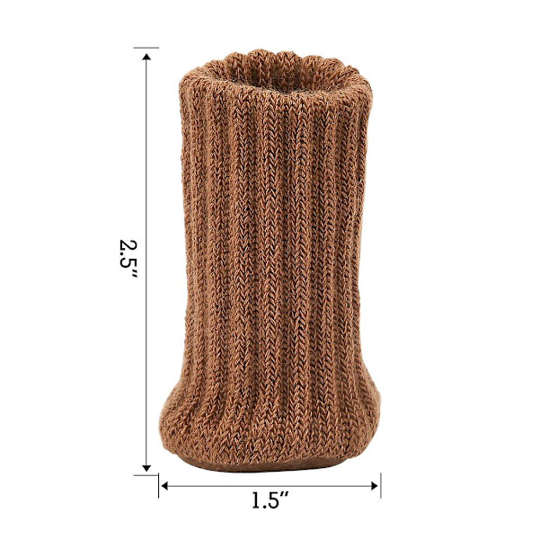 24 st möbelstrumpor med hög elasticitet, halkfria stolsstrumpor