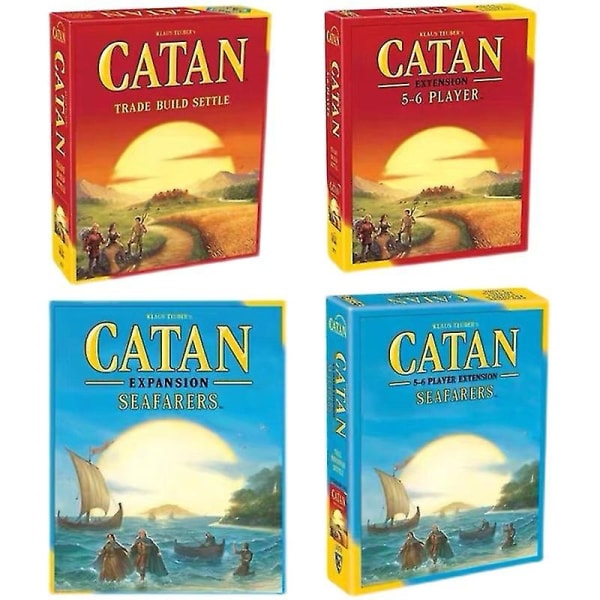 Catan Island Brettspill Engelsk versjon av Casual Puzzle Game Against The Game Egnet for fester Catan5-6 expansion