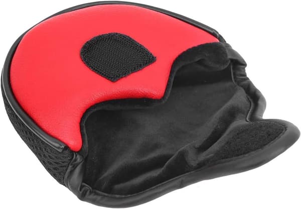 Vattentätt putterfodral för golfklubbor i PU-läder 13x11cm Röd