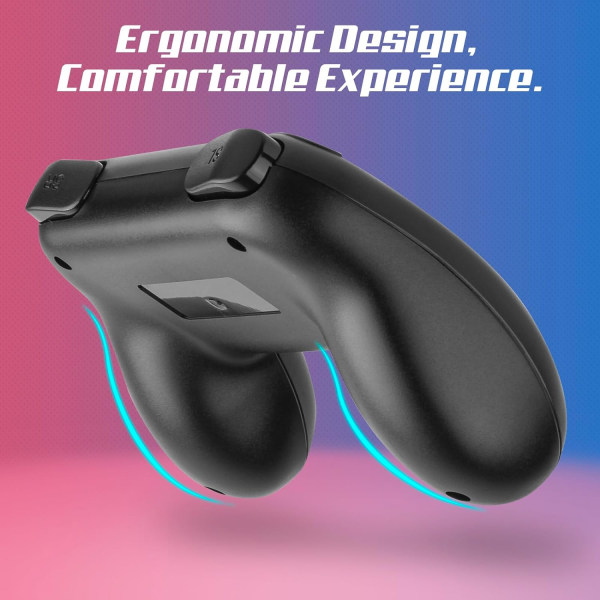 Handtag för Switch/Switch OLED, ergonomiskt handgreppskontrollhandtag kompatibelt med Joy Con