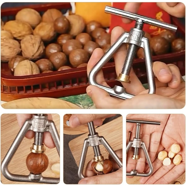 Metall nötknäppare Nötknäppare verktyg Lämplig för alla typer av nötter