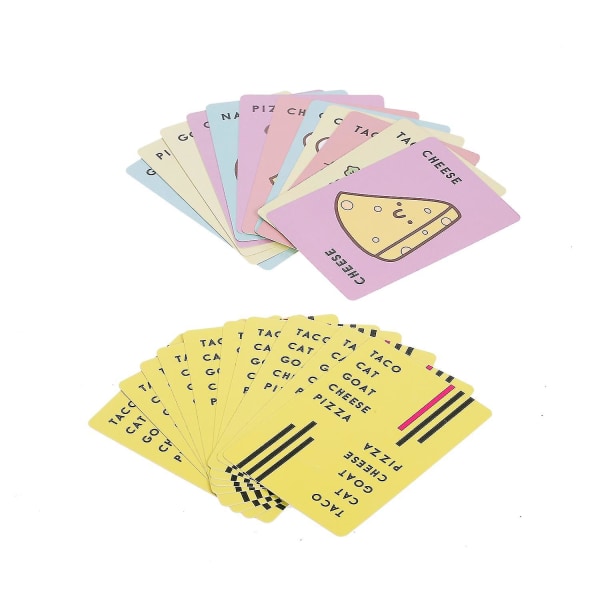 Taco Cat Geitost Pizza Kortspill 10 Minutters Raske Bordkortspill 3-8 spillere Populære festkortspill