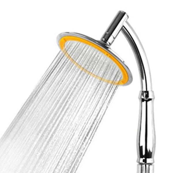 Duschhuvud med slang - Xxl handdusch - 5 stråltyper - 150 mm diameter med 1,6 m duschslang i rostfritt stål - för bad och dusch
