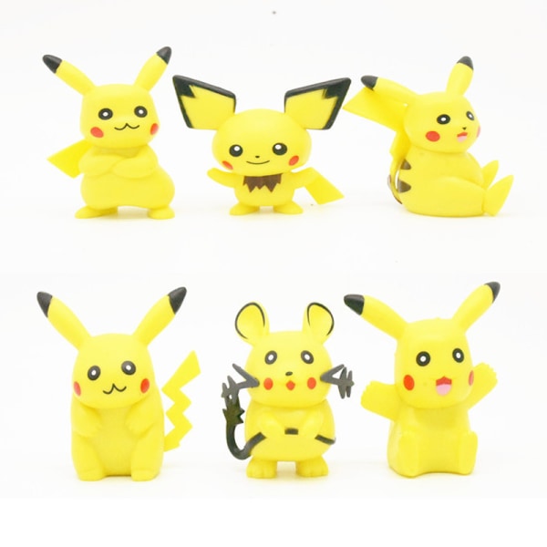 Grön Pikachu för pojkar, flickor, söta leksaker