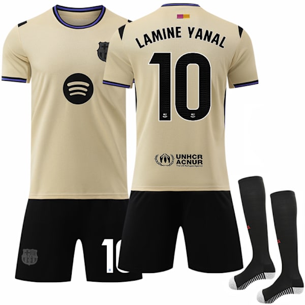 25-26 Barcelona udebanetrøje nr. 10 Yamal_xx 25-26 NO.10 22