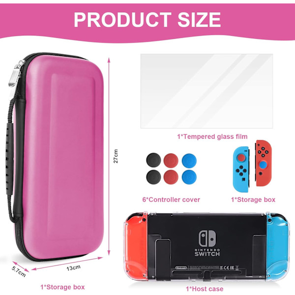 Bæreveske for Nintendo Switch, Spillkortveske for Nintendo Switch, Spillkortveske Switch Bag