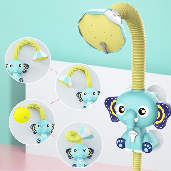 Badelegetøj Baby Vandspil Elefant Model Vandhane Bruser