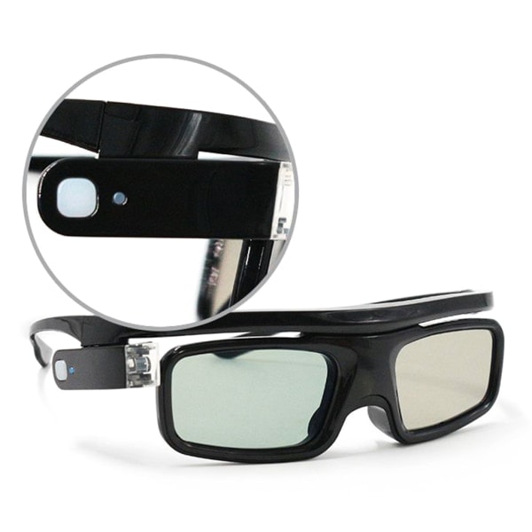 3D-glasögon med aktiv slutare, uppladdningsbara glasögon för DLP-Link Optama för Acer för BenQ för ViewSonic för Sharp-projektorer