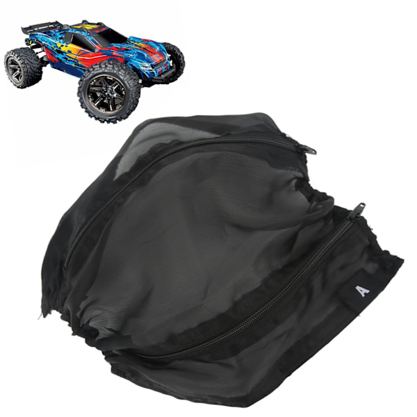 RC chassis støvdeksel, chassis pustende støvdeksel for Tamiya TT01 TT02 1/10 RC bil A