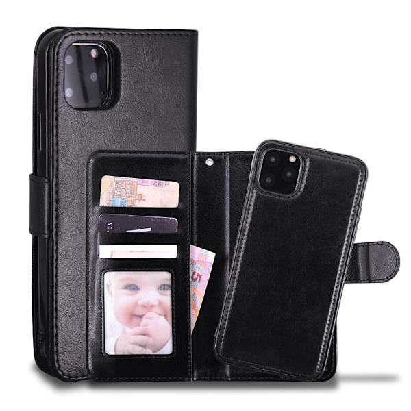 iPhone 13 - 2 i 1 Magnetisk Etui / Skal - Velg Farge! Svart