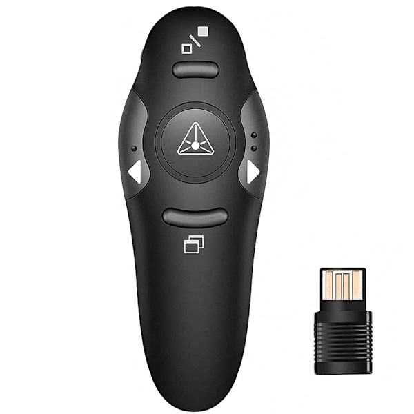 Wireless Presenter Remote, USB Presentation Remote Control PowerPoint Presentation Clicker for Keynote/PPT/Mac/PC