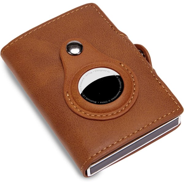 Plånbok case med myntficka, plånbok i läder för män