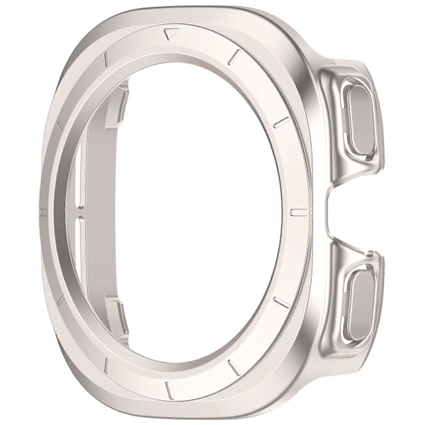 Hard PC-deksel for Samsung Galaxy Watch Ultra 47mm, Halvbeskyttende Armbåndsdeksel Starlight