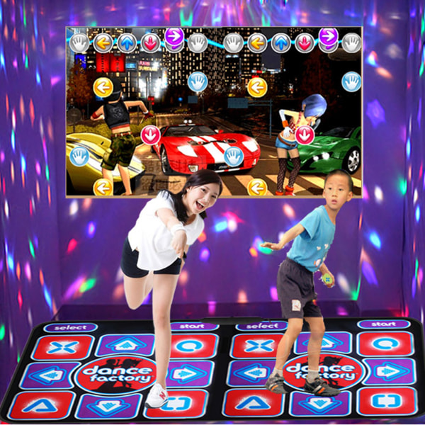 Dansemåtte med fjernbetjening PC TV Spil Hjemmetræning for børn Voksne