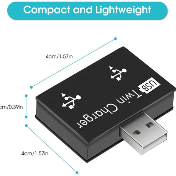 Superlad enhetene dine med denne 2.0 USB-splitteren - 1 hann til 2 hunn